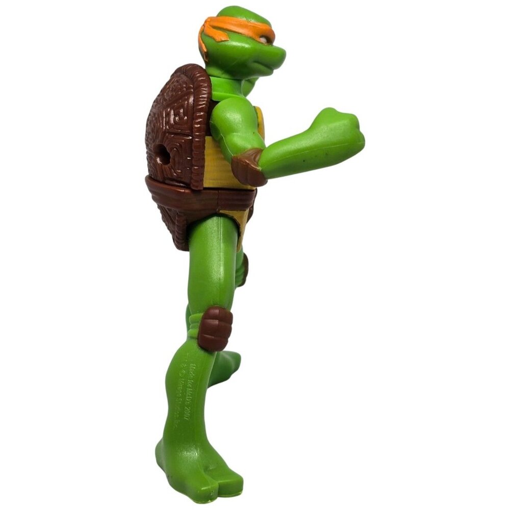 Teenage Mutant Ninja Turtles Michelangelo 4.5" Action Figure With Orange Mask & - Picture 4 of 6